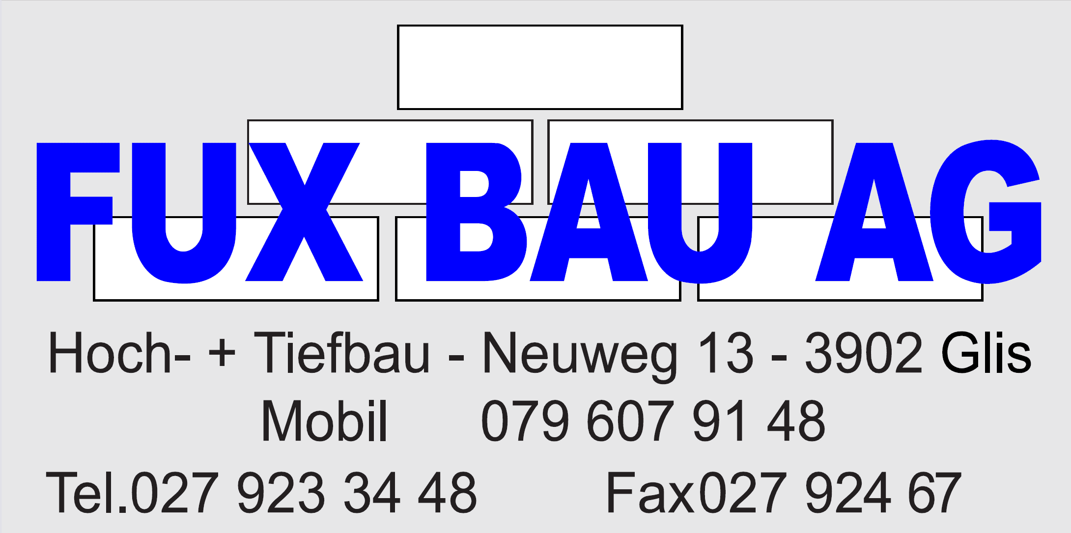 Logo Fux Bau AG Glis