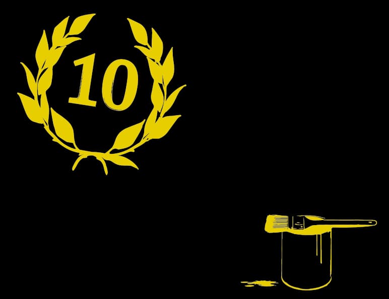 Logo marcel schläpfer malt dekoriert beschriftet